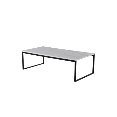 Diivanilaud Estelle 120*60*36 Valge marmor / Matt Must