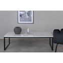 Diivanilaud Estelle 120*60*36 Valge marmor / Matt Must