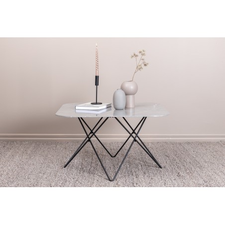 Diivanilaud Tristar – must / hall klaasmarmor