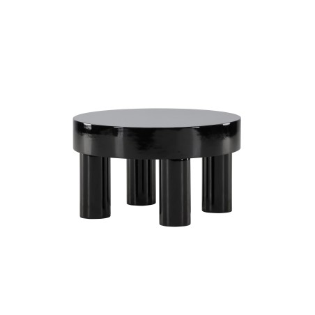 Varberg diivanilaud φ60 cm - läikiv must 