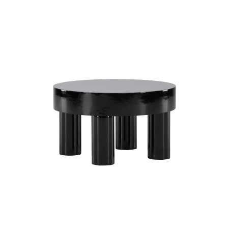Varberg diivanilaud φ60 cm - läikiv must 