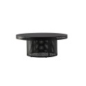 West End x Josefin Lustig - Diivanilaud - Must / Must Metall