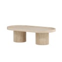 Krille diivanilaud 120x60x35 cm - MDF 3D paberiga / Travertinelook
