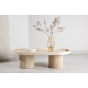 Krille diivanilaud 120x60x35 cm - MDF 3D paberiga / Travertinelook