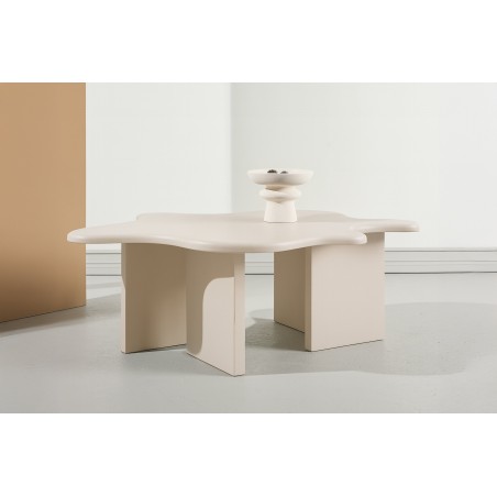 Lilleline diivanilaud 115x76x40 cm - MDF beež maal FSC 100%
