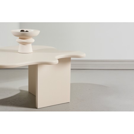 Lilleline diivanilaud 115x76x40 cm - MDF beež maal FSC 100%