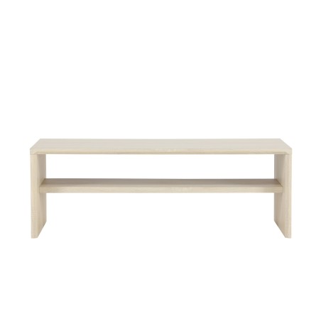 Telemarketi diivanilaud 110x50x38 cm - MDF Whitewash 3D-paberiga