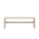 Telemarketi diivanilaud 110x50x38 cm - MDF Whitewash 3D-paberiga