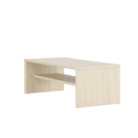 Telemarketi diivanilaud 110x50x38 cm - MDF Whitewash 3D-paberiga
