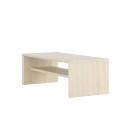 Telemarketi diivanilaud 110x50x38 cm - MDF Whitewash 3D-paberiga
