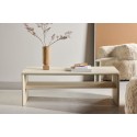 Telemarketi diivanilaud 110x50x38 cm - MDF Whitewash 3D-paberiga