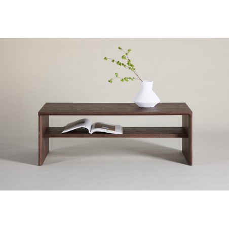 Telemarketi diivanilaud 110x50x38 cm - MDF Mocca 3D paberiga