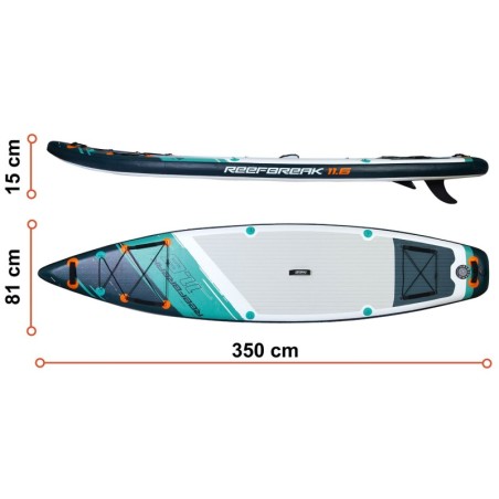 Reefbreak SUP laud 350 x 81 x 15 cm | FreshDesign.ee