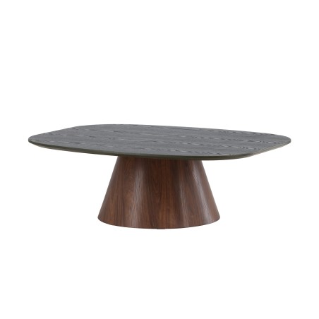 Lanzo diivanilaud 120x92,5x39 cm - MDF 3D paberiga / Mocca jalg / roheline top