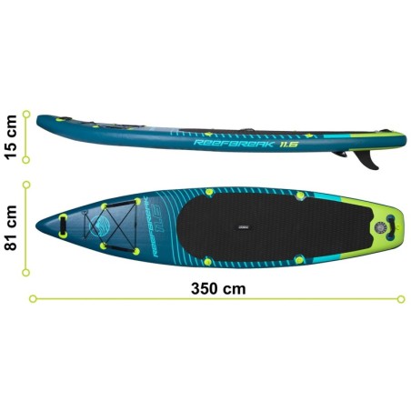 Reefbreak SUP laud 350 x 81 x 15 cm | FreshDesign.ee