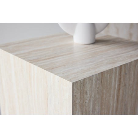 York Diivanilaud 45x40x40 cm - Travertine Look