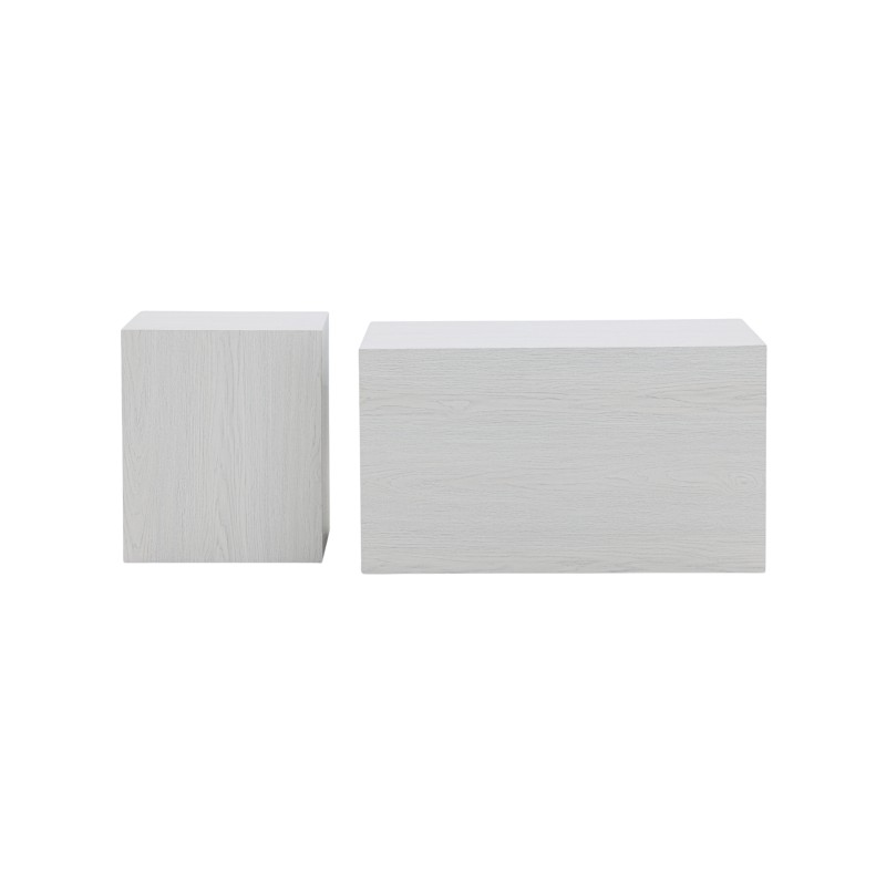 York High Diivanilaud - Whitewash / Whitewash MDF +York Low Diivanilaud - Whitewash / Whitewash MDF _1