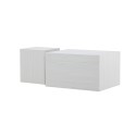 York High Diivanilaud - Whitewash / Whitewash MDF +York Low Diivanilaud - Whitewash / Whitewash MDF _1