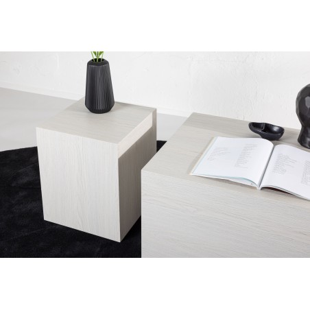 York High Diivanilaud - Whitewash / Whitewash MDF +York Low Diivanilaud - Whitewash / Whitewash MDF _1