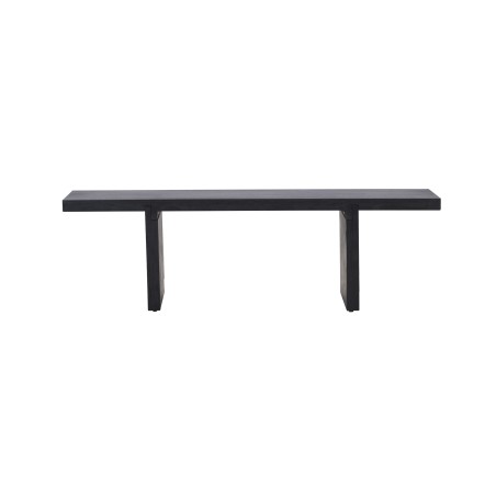 Yakunik Diivanilaud 120x38 cm- Kummipuu / Must MDF -ersätter 15009-111