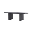 Yakunik Diivanilaud 120x38 cm- Kummipuu / Must MDF -ersätter 15009-111
