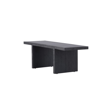 Yakunik Diivanilaud 120x38 cm- Kummipuu / Must MDF -ersätter 15009-111