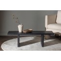 Yakunik Diivanilaud 120x38 cm- Kummipuu / Must MDF -ersätter 15009-111