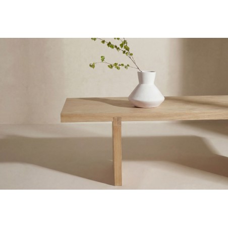 Yakunik Diivanilaud 120x38 cm- Kummipuu / Nature MDF