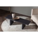 Yakunik Diivanilaud 120x38 cm- Kummipuu / Must MDF -ersätter 15009-111