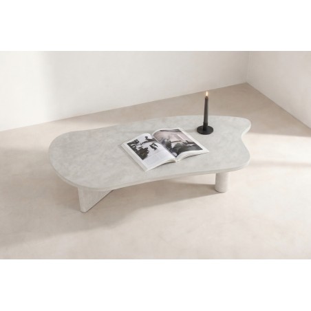 Diivanilaud Polle - Concretelook / MDF 3D-paberiga