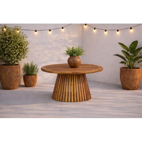 Lumpuri diivanilaud Acacia - Teaklook / Round ø70**40