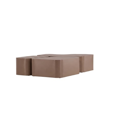 Nordland diivanilaud 95x70,74x60, 40x40 cm - pruun /