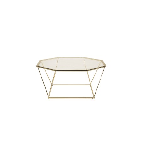 Österlen - Diivanilaud - Läbipaistev klaas / Läikiv messing