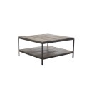 Padang Soffbord – Svart / Mörk Teak – 80*80*H40