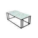 Rock 2.0 Soffbord – Svart / Glasmarmor 120*60*H45