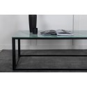 Rock 2.0 Soffbord – Svart / Glasmarmor 120*60*H45