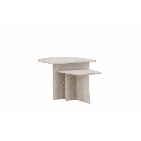 Sala diivanilaud 60x60 cm, 40x40 cm - Marblelook /