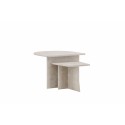Sala diivanilaud 60x60 cm, 40x40 cm - Marblelook /