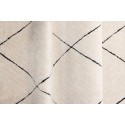 Patrik Polyester Shaggy - 230*160- -Ristkülikukujuline-valge/must