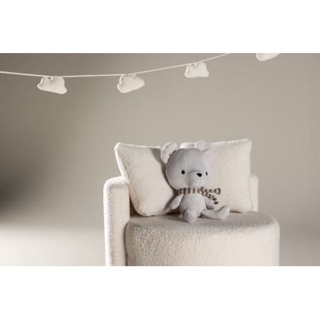 Kelso Kids 2-kohaline diivan - valge / Teddy FSC 100%