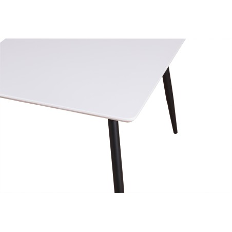 Söögilaud Polar 80*60 XXS - valge / must