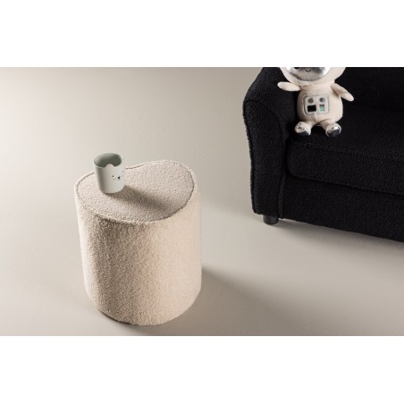 Pouf Heart Kids Pouf - beež / Teddy FSC 100%