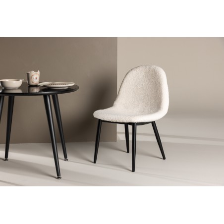 Polar Kids söögitool 2-pakk - valge / Boucle FSC 100%