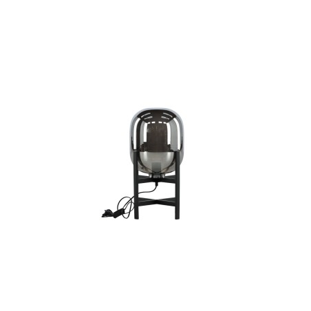 Altair laualamp metallist must, klaasist merevaigukollane D260H450