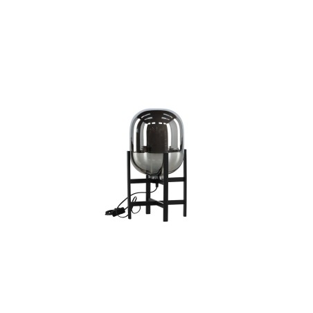 Altair laualamp metallist must, klaasist merevaigukollane D260H450