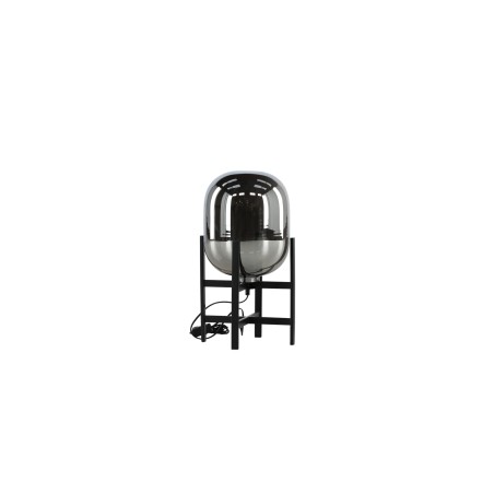 Altair laualamp metallist must, klaasist merevaigukollane D260H450