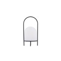 Colie laualamp ø26*53cm - must/valge /