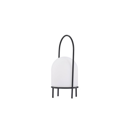 Colie laualamp ø26*53cm - must/valge /