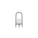 Colie laualamp ø19*43cm - must/valge /
