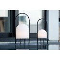Colie laualamp ø26*53cm - must/valge /